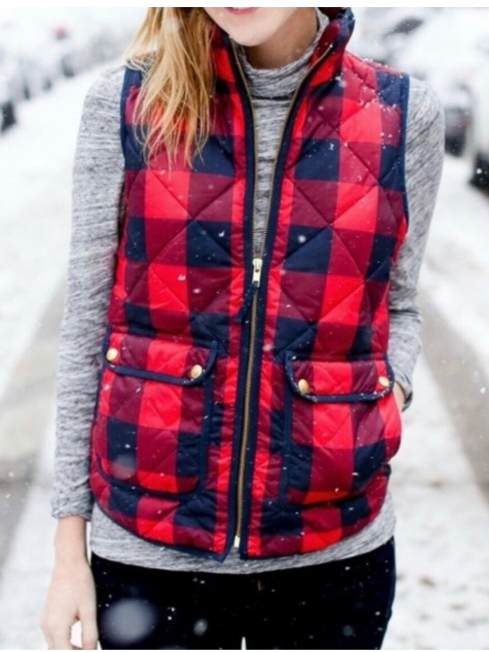 J. CREW Excursion Quilted Down Puffer Vest